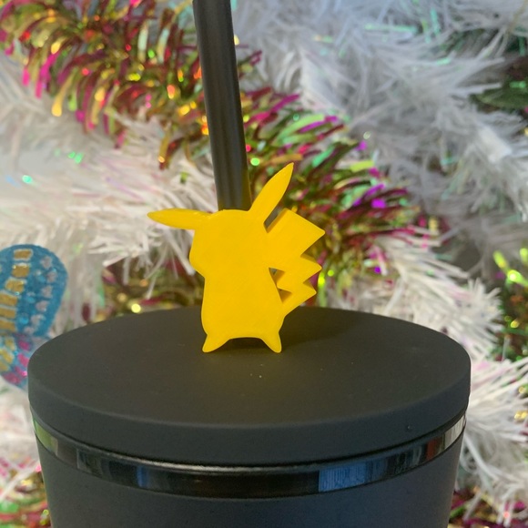 Pikachu Straw Topper - Picture 3 of 3